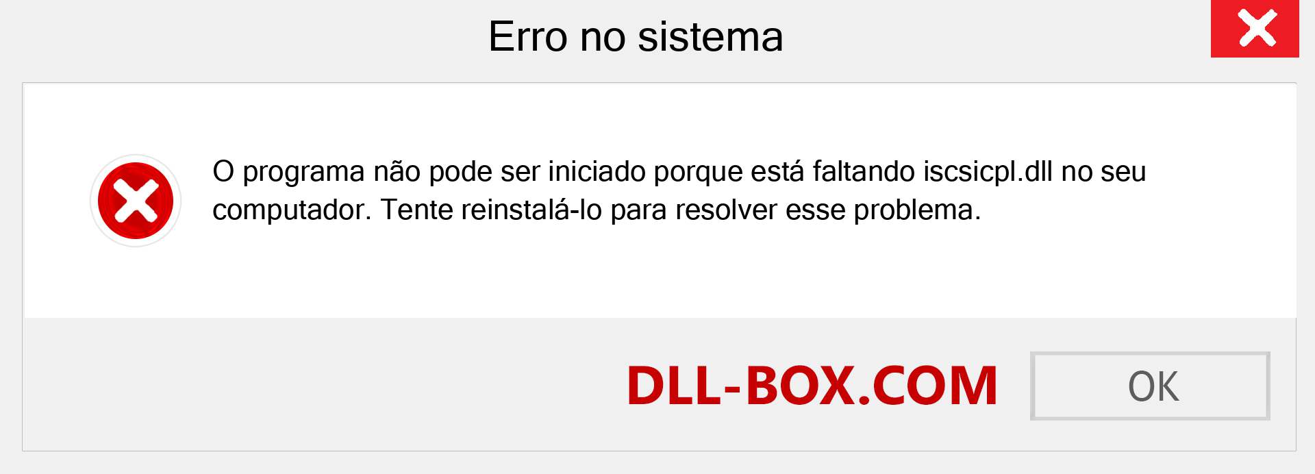 Arquivo iscsicpl.dll ausente ?. Download para Windows 7, 8, 10 - Correção de erro ausente iscsicpl dll no Windows, fotos, imagens